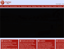 Tablet Screenshot of itanoshotel.com